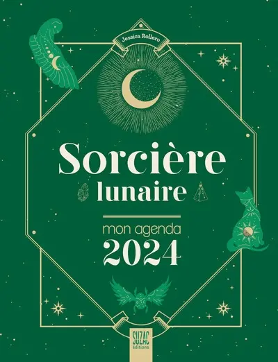 Sorcière lunaire : mon agenda 2024