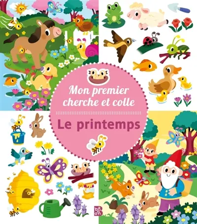Le printemps : mon premier cherche et colle
