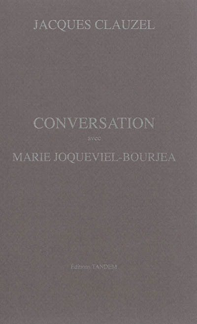 Conversation avec Marie Joqueviel-Bourjea