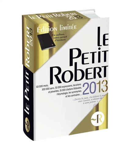 Coffret Petit Robert 2013