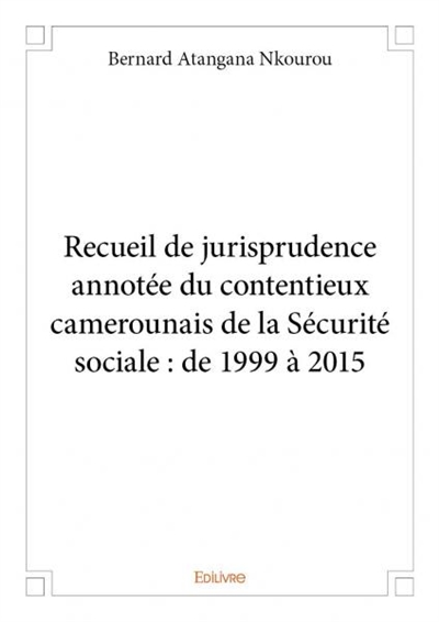 Recueil de jurisprudence...