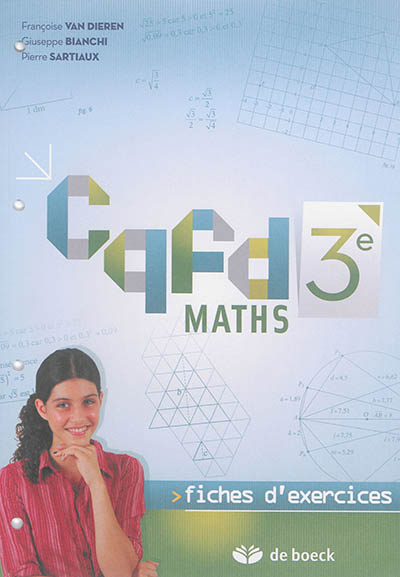 CQFD maths 3e : fiches d'exercices