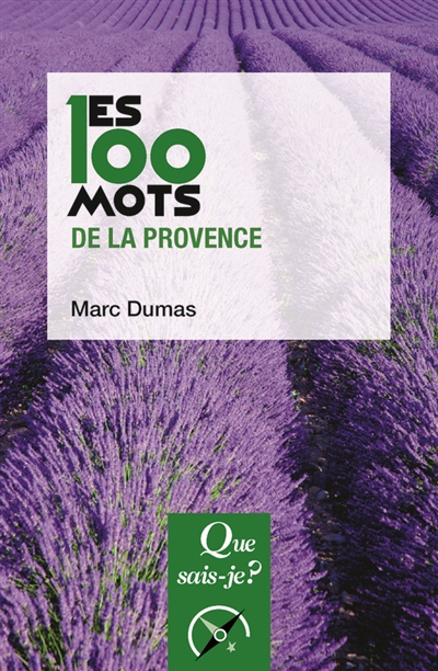 couverture du livre Les 100 mots de la Provence