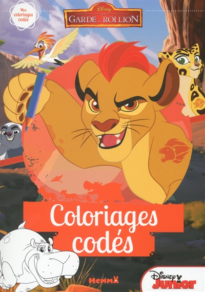 La Garde du Roi Lion : coloriages codés