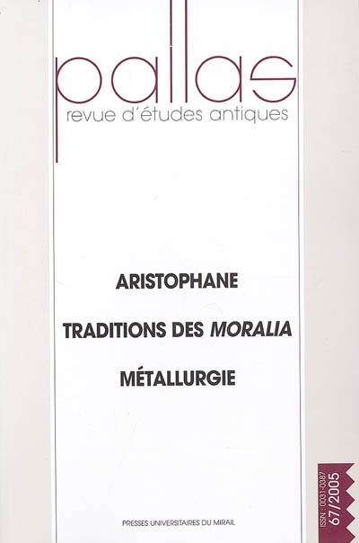 Pallas, n° 67. Aristophane