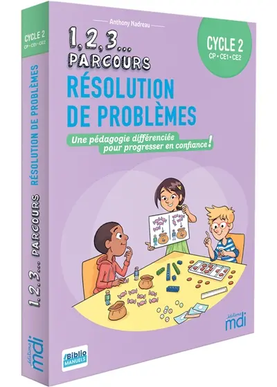 1, 2, 3... parcours, résolution de problèmes CP, CE1, CE2, cycle 2