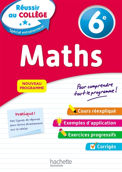 Maths 6e : nouveau programme