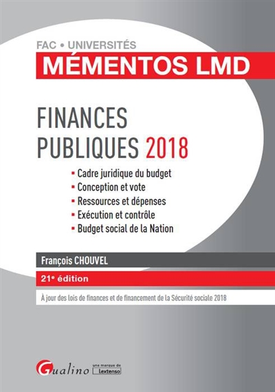 Finances publiques 2018 :...