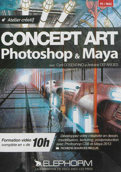Concept art Photoshop & Maya : atelier créatif