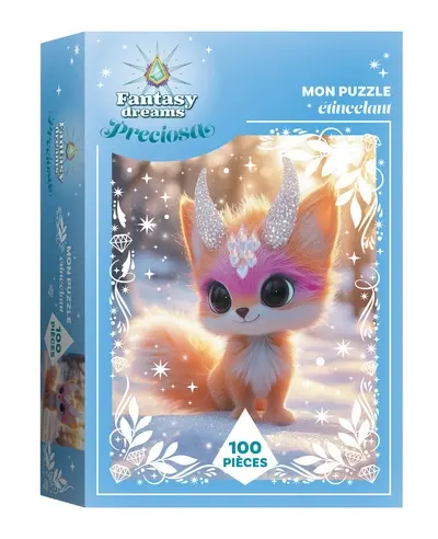 Fantasy dreams Preciosa : mon puzzle étincelant : 100 pièces