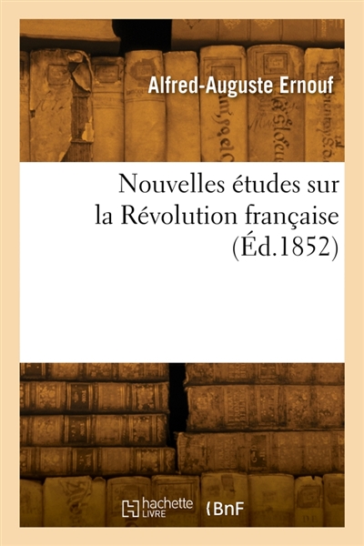 Nouvelles études sur la Révolution française