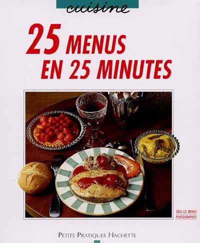 25 menus en 25 minutes