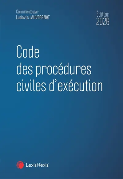 Code des procédures civiles d'exécution 2026