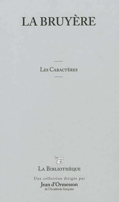 Les caractères