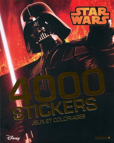 Star Wars : 4.000 stickers : jeux et coloriages