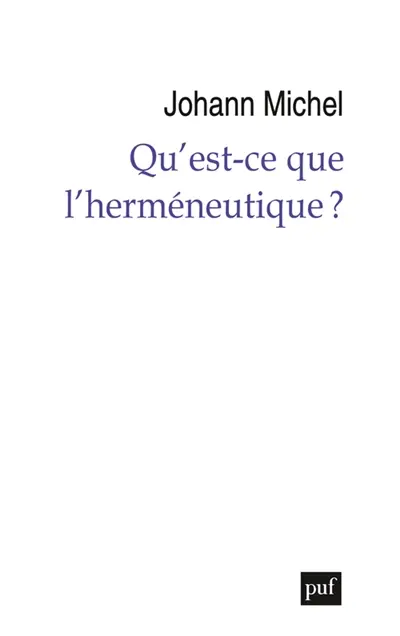 Qu'est-ce que l'herméneutique ?
