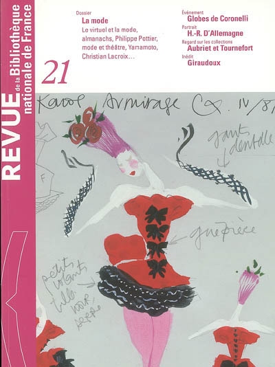 Revue de la Bibliothèque nationale de France, n° 21. La mode