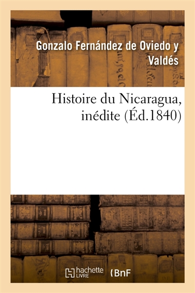 Histoire du Nicaragua, inédite