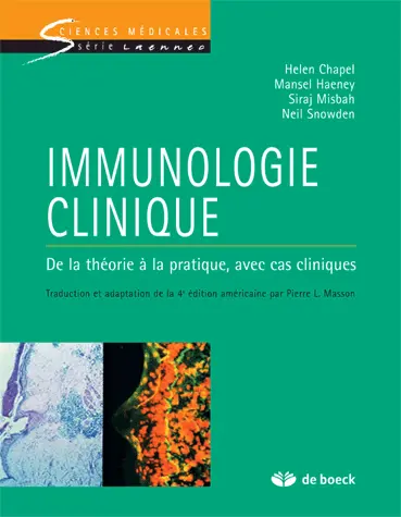Immunologie clinique : de la théorie à la pratique, avec cas cliniques