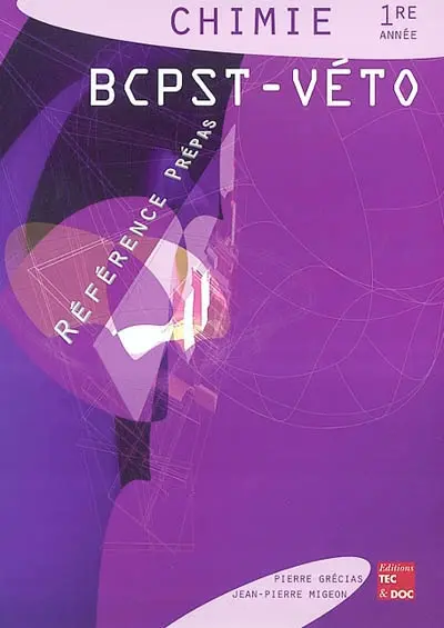 Chimie 1re année BCPST-Véto