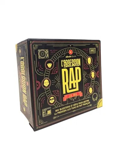 La boîte à quiz L'obsession rap : 800 questions et défis pour mettre la pression aux fans de rap français