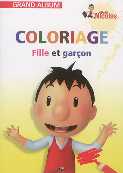 Coloriage : fille et garçon