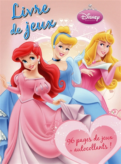 Disney princesses, livre de jeux