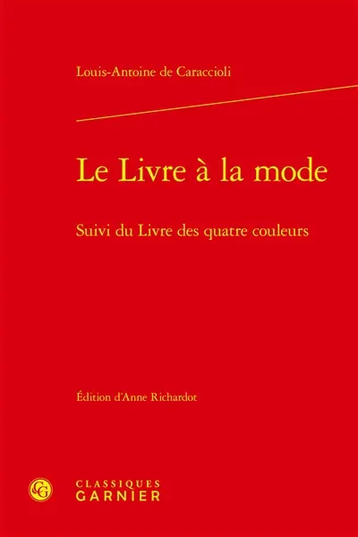 Le livre à la mode. Le livre des quatre couleurs