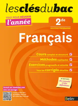 Français 2de : nouveau programme