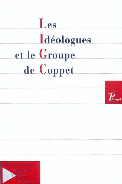 revue française d'histoire des idées politiques, n° 18. les idéologues et le groupe de coppet