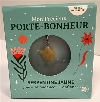 Serpentine jaune : joie, abondance, confiance : mon précieux porte-bonheur