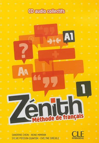 Zénith 1, méthode de français, A1