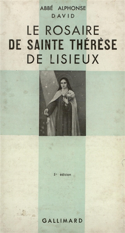Le rosaire de sainte Thérèse de Lisieux. Trois images de sainte Thérèse