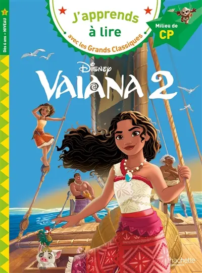 Vaiana 2 : milieu de CP, niveau 2