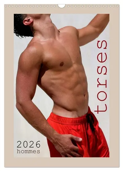 Torses : Hommes (Calendrier mural 2026 DIN A3 horizontal), CALVENDO calendrier mensuel : Un recueil exclusif de 13 extraits de torses masculins esthétiques