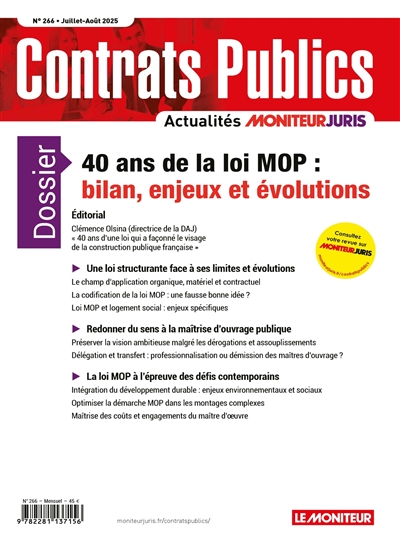 Contrats publics,...