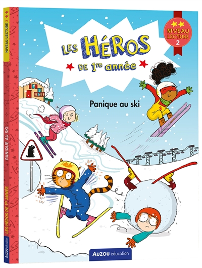 les héros de 1re primaire. panique au ski : niveau lecture 2