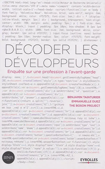 Décoder les développeurs : enquête sur une profession à l'avant-garde