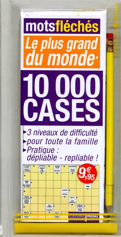 Mots fléchés géants : 10.000 cases