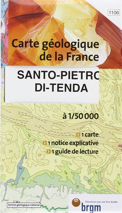 Santo-Pietro-di-Tenda : carte géologique de la France à 1-50 000, 1106. Guide de lecture des cartes géologiques de la France à 1-50 000