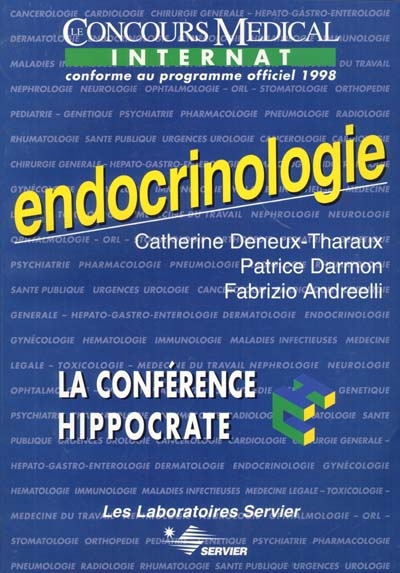 Endocrinologie : le concours médical internat conforme au programme officiel 1998