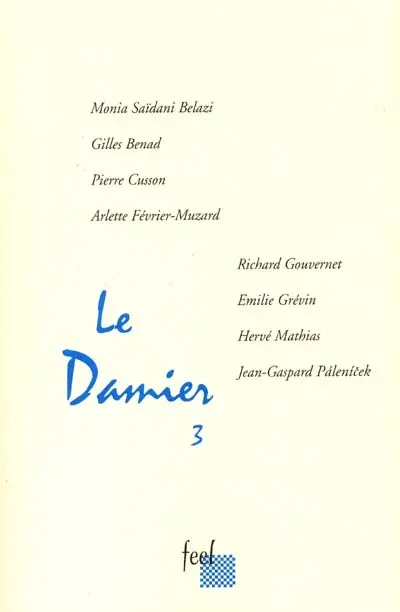 Le damier. Vol. 3