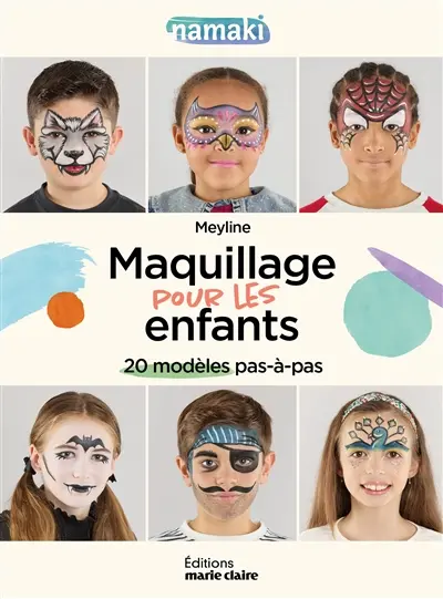 Maquillage pour les enfants : 20 modèles pas-à-pas