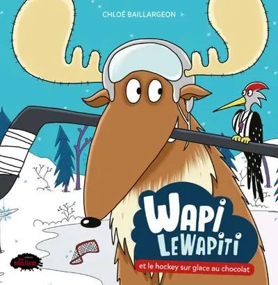Wapi LeWapiti et le hockey sur glace au chocolat