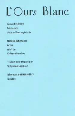 Ours blanc (L'), n° 38. Arbre. Chiens d'ombre