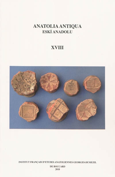 Anatolia antiqua = Eski Anadolu, n° 18
