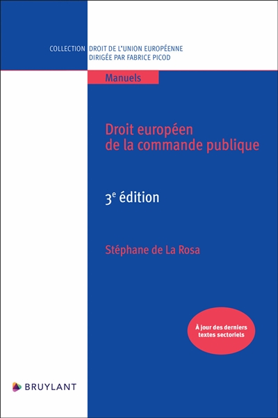 Droit européen de la commande publique