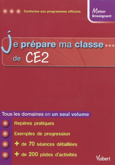 Je prépare ma classe de Ce2