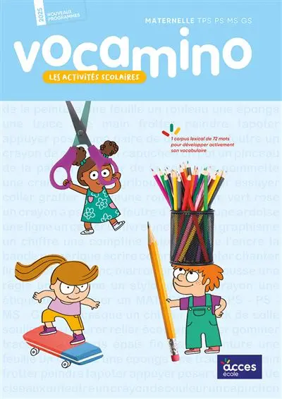 Les activités scolaires, maternelle TPS, PS, MS, GS : nouveaux programmes 2025