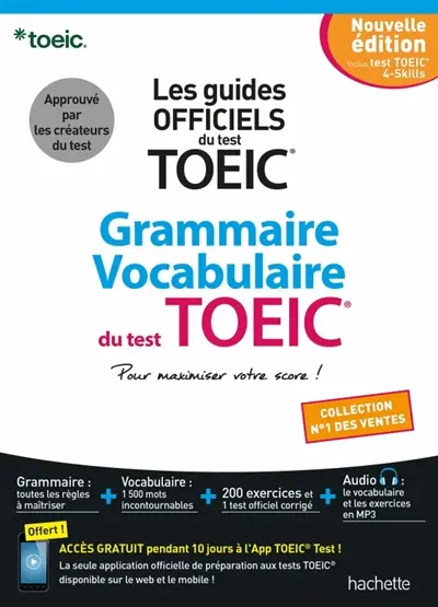 Grammaire, vocabulaire du test TOEIC Grammaire, vocabulaire du test TOEIC